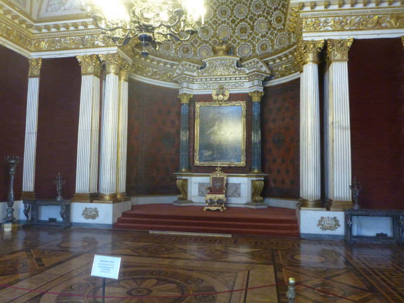 Throne Room of The Palace side of The Hermitage