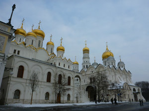 A Couple of the many Churches in the Kremlin