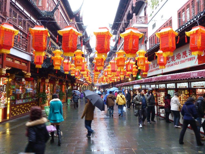 Lantern Display at Yuyuan Old Street