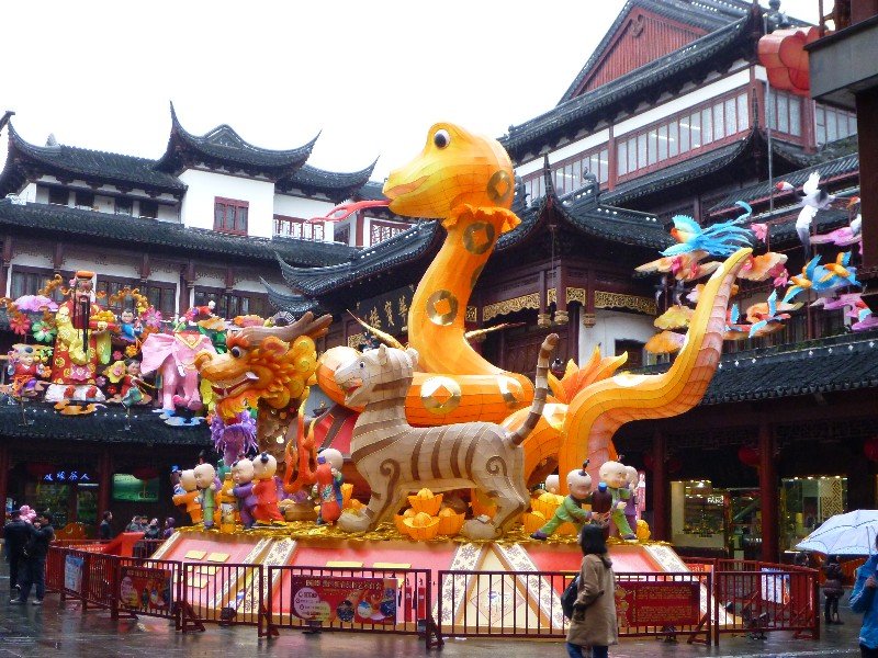Lantern Display at Yuyuan Old Street