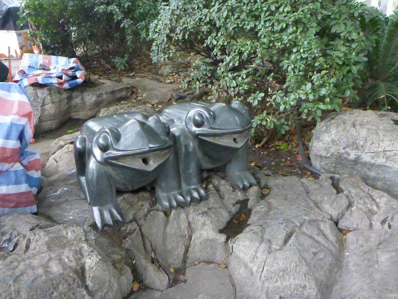 Frog Seating By The Lake