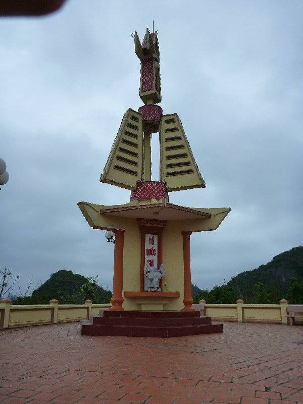 Monument Above Cat Ba Town