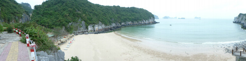 Beach to the south of Cat Ba Town