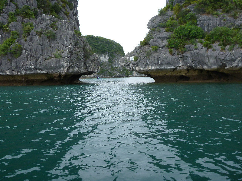 Coves everywhere in Halong bay
