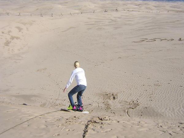 Jesse~ Sand Boarding~
