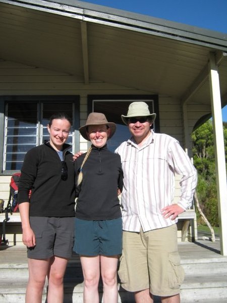 My Canadian hut buddies, Alison and Eric