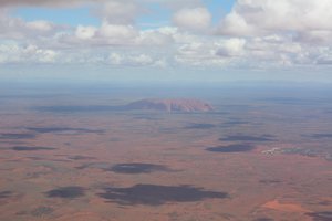 Ayers Rock - view from the plane