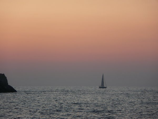Sunset off of Marciana Marina