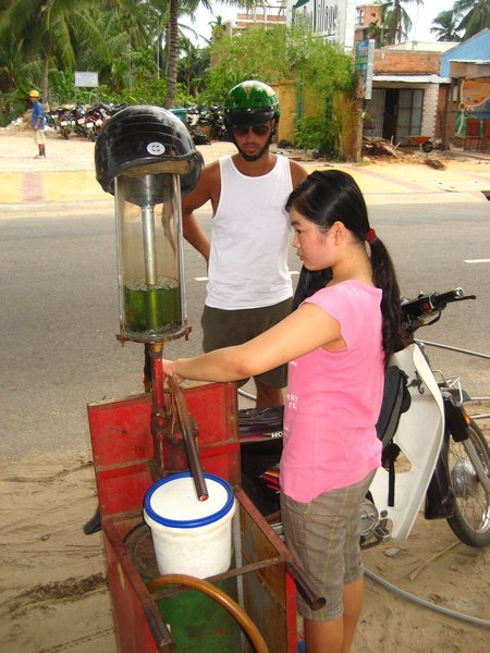 Petrol station - Vietnamese style