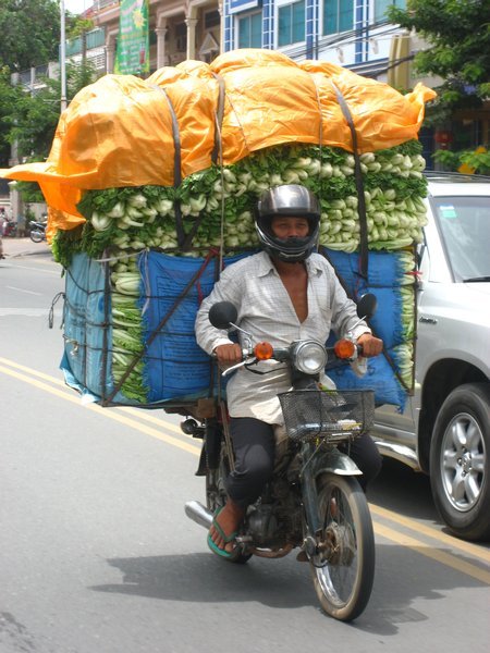 How much can you fit on a bike?