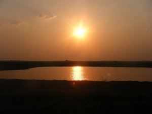 Sunset over the savana