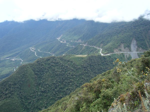 The route of our mountain biking