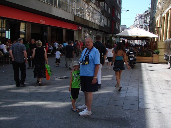 Dad & Ayden in Sarajevo