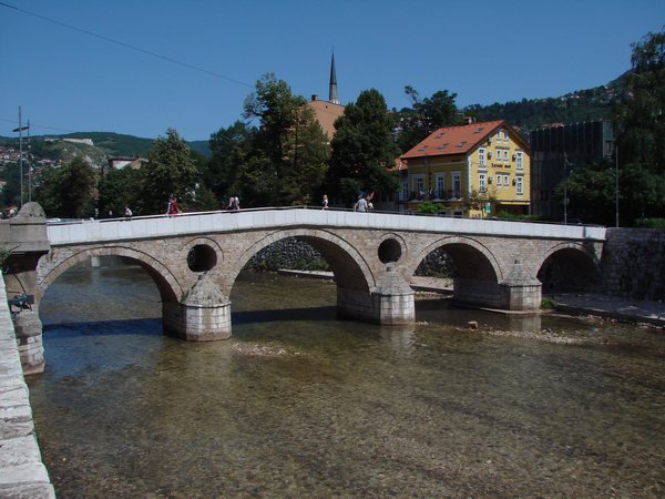 Princip's Bridge in Sarajevo