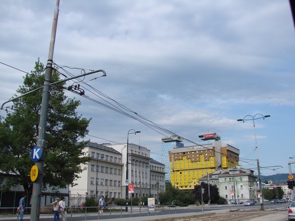 The Holiday Inn in Sarajevo