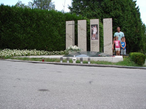 Drazen Petrovic's grave