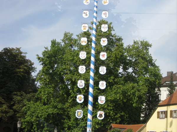 An authentic German May Pole