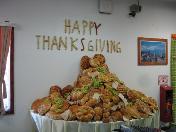 Decorations made from bread