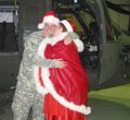 The pilot gets a little something "Special" from Mrs. Claus!