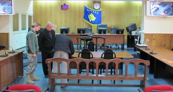 The court room