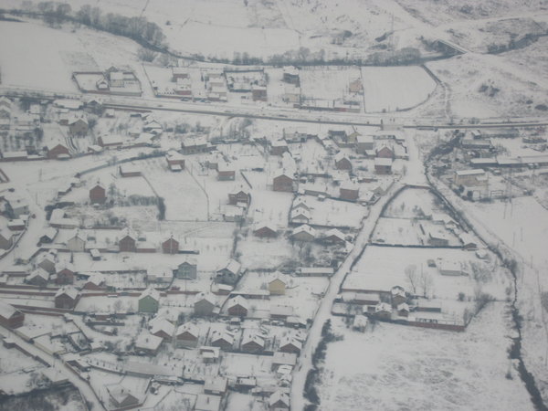 Kosovo under a blanket of snow