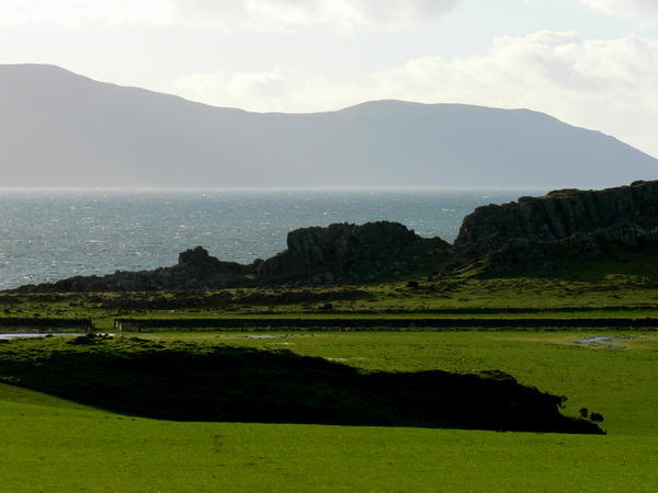 View of the Arran Hills