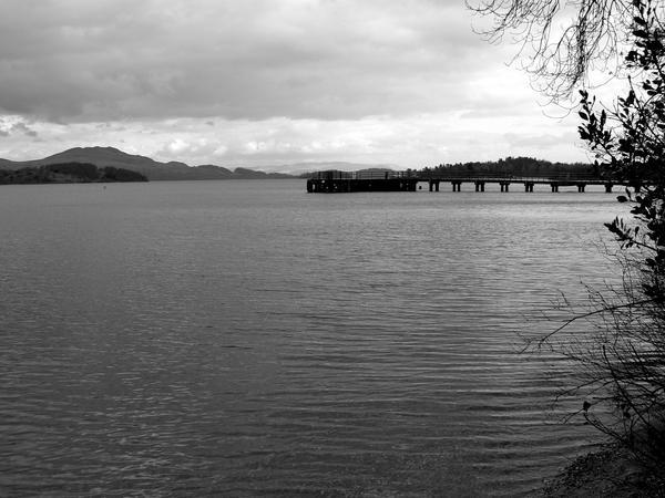 Loch Lomond on a cloudy day