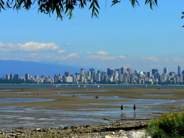 Vancouver skyline from Spanish Banks