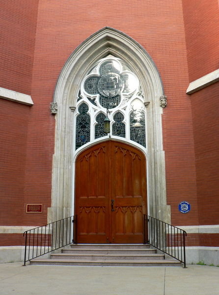 Church doorway in London, Ontario
