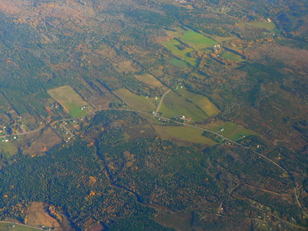 The farm from above