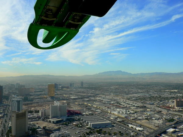 Another scary ride at the top of Stratosphere Tower - I stayed safely inside!!!
