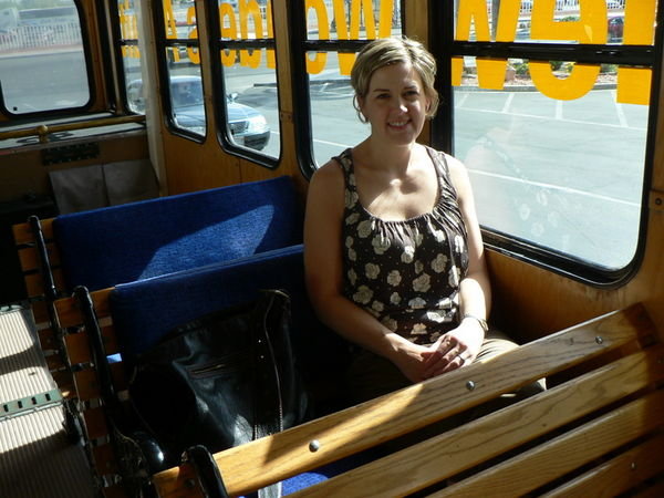 On the trolley