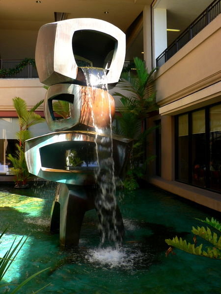 My favourite water feature at Ala Moana mall