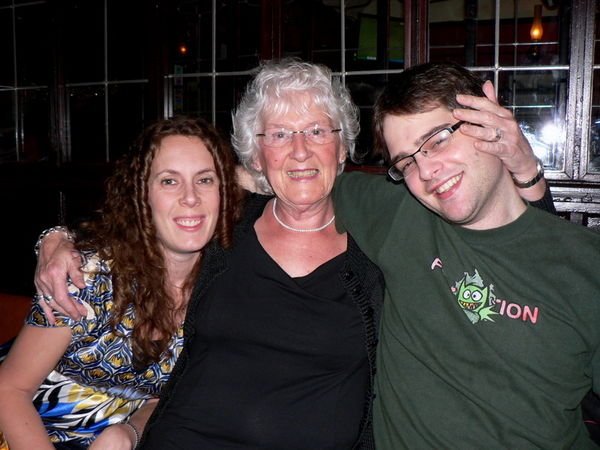 Lottie, Gran and Andrew in The Bull
