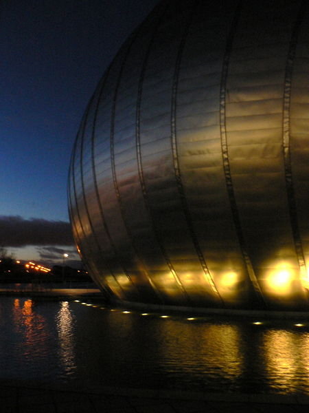 Up by the Science centre and Imax theatre in Glasgow