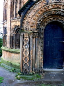 Mausoleum doorway