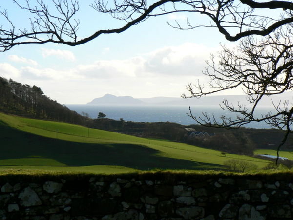 Looking to the hills of Arran from Bute