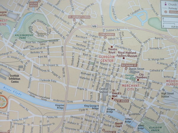 Glasgow street map