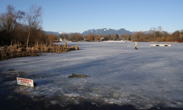 Trout Lake's a little chilly