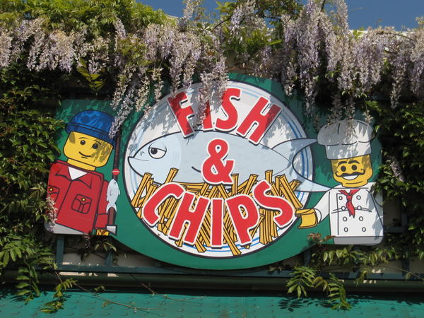 Lego & fish and chips