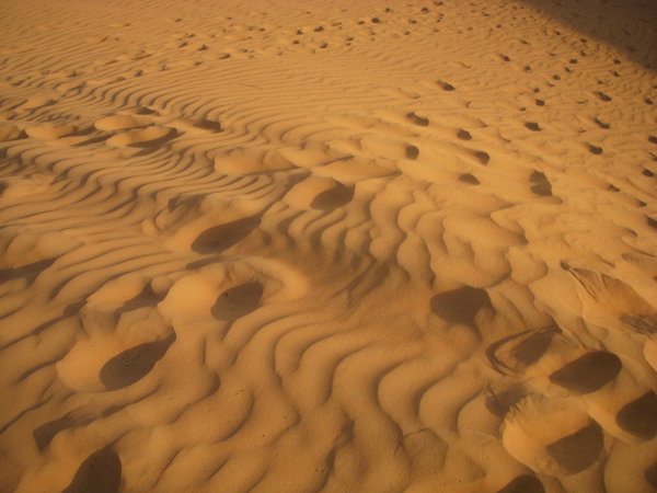 sand, sand and more sand