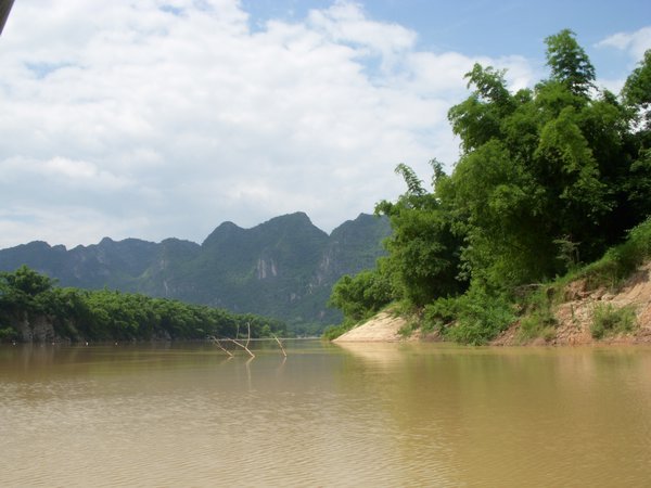 the river leading to Vietnam