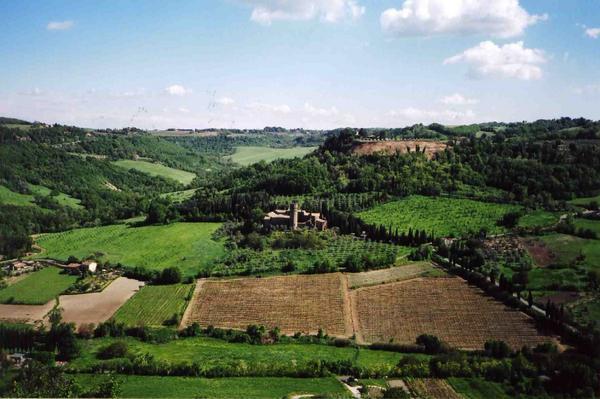 View of Orvieto countryside