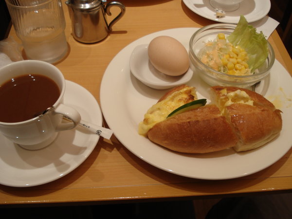 Breakfast in Kyoto Station