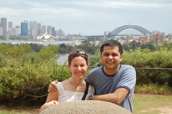 Us at the Taranga Zoo in Sydney