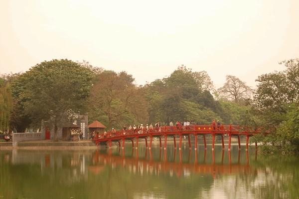 Hanoi's Huc Bridge