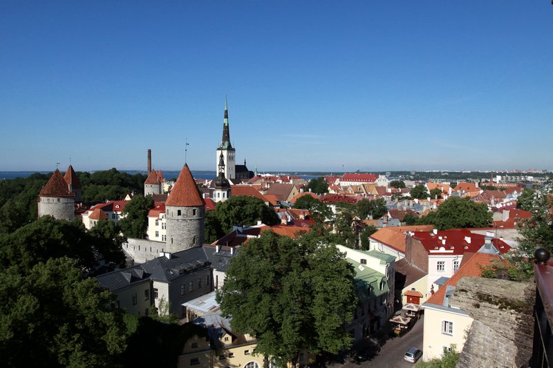 Panoramic view of the Old Town