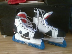 Wayne's ice skates :)