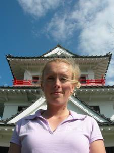 Katie (Kitty-chan) at Wakuya Castle