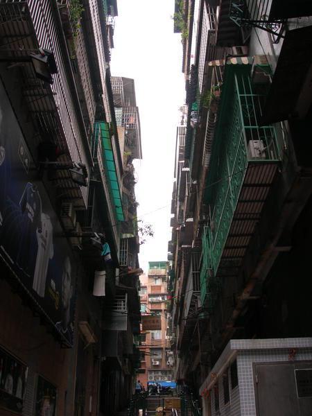 Macau's tiny alleyways
